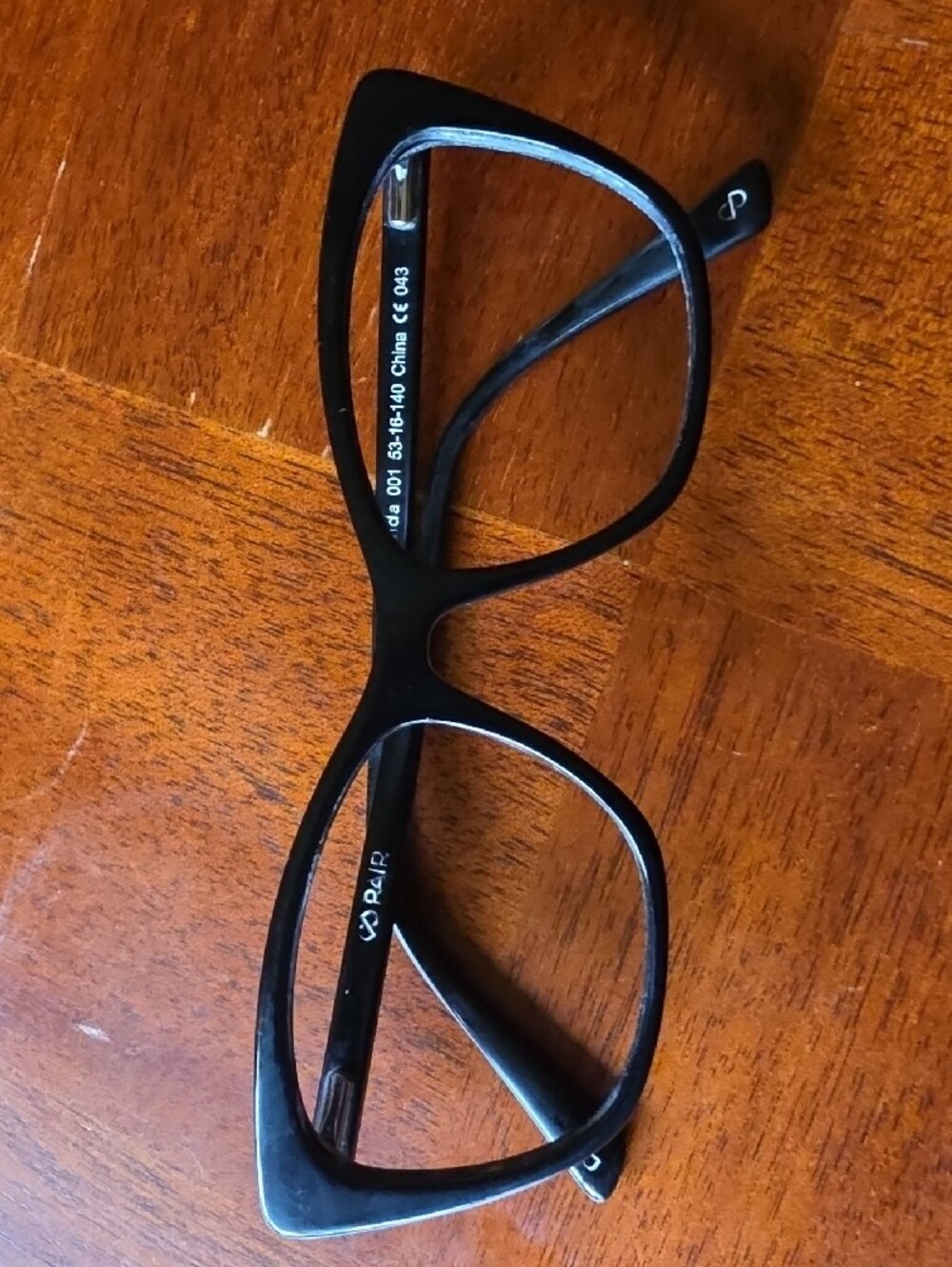 Pair Eyewear THE WANDA Black Cat-Eye Glasses Frames - Picture 2 of 7